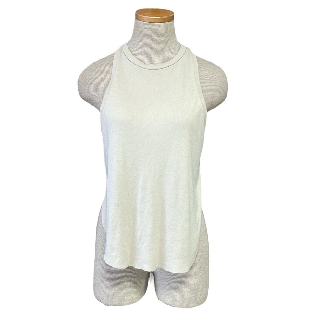 PPLA Tank Top Women's XS Extra Small Beige Sybil Shirt Blouse Neutral Sleeveless